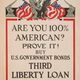 Image: “Are You 100% American?,” 1917 Sackett & Wilhelms Lithographing & Printing Company, courtesy Bruce Museum.